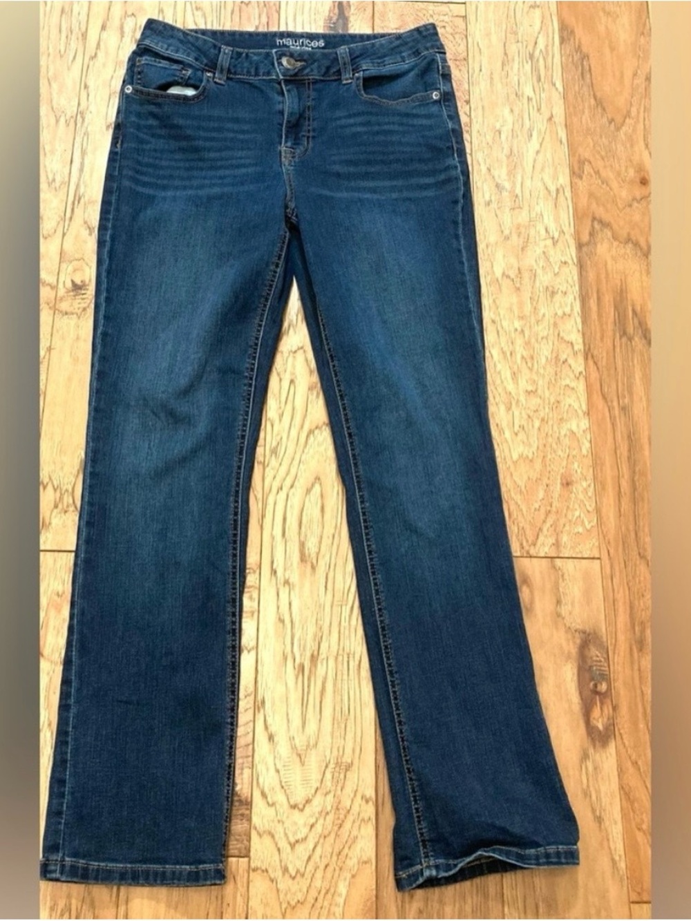 Maurices Midrise Dark classic Bootcut Blue Jeans Women’s Size 8 regular